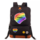Pride Rainbow Rainbow Flag Love is Love #2 School Bag Water Proof Backpack NoteBook Laptop